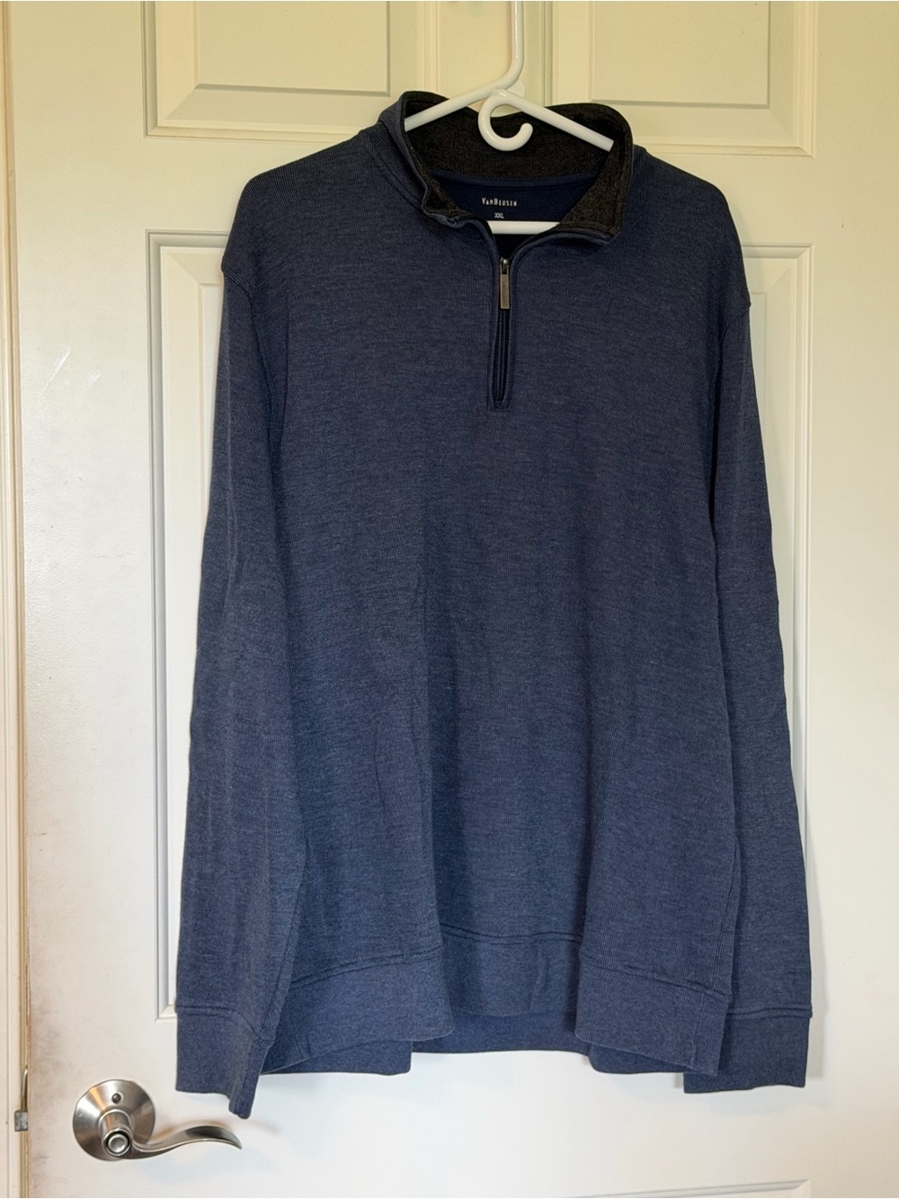 Van Heusen Men's Navy Quarter-Zip Sweater